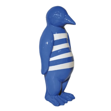 Statue Pingouin Animaux Resine - 120cm - Marin Blanc Bleu - ANIMAUX-RESINE.FR (8905259024724)