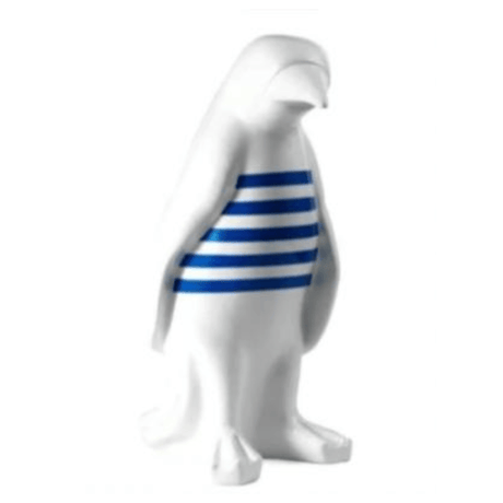 Statue Pingouin Animaux Resine - 120cm - Marin Bleu - ANIMAUX-RESINE.FR