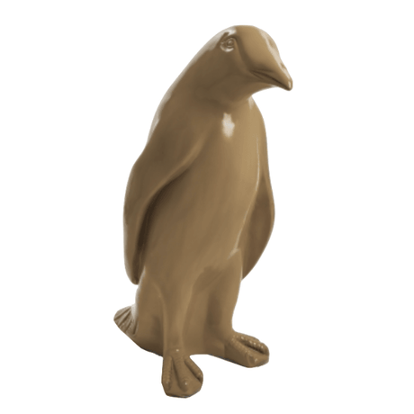 Statue Pingouin Animaux Resine - 70cm - Marron - ANIMAUX-RESINE.FR (8905256042836)