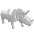 Statue Rhinoceros Animaux Resine - 140cm - Blanc - ANIMAUX-RESINE.FR (8905269051732)