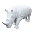 Statue Rhinoceros Animaux Resine - 380cm - Blanc - ANIMAUX-RESINE.FR (8905265152340)