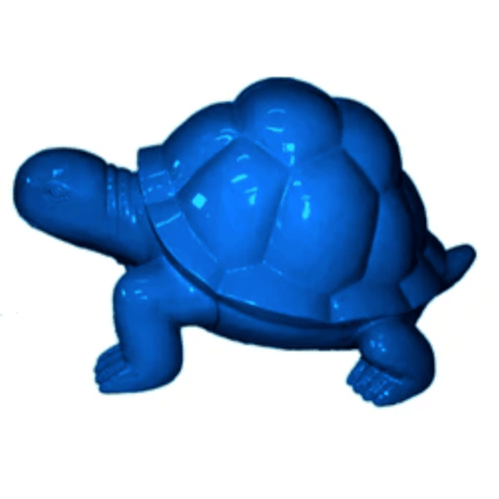 Statue Tortue Animaux Resine - 45cm - Bleu - ANIMAUX-RESINE.FR (8905306833236)