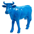 Statue Vache Animaux Resine - 140cm - Bleu - ANIMAUX-RESINE.FR (8905317646676)