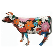 Statue Vache Animaux Resine - 225cm - Fleuri Multicolore - ANIMAUX-RESINE.FR (8905311387988)