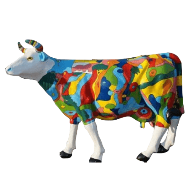 Statue Vache Animaux Resine - 225cm - Smarties - ANIMAUX-RESINE.FR (8905310798164)