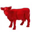 Statue Vache Animaux Resine - 50cm - Rouge - ANIMAUX-RESINE.FR (8905315877204)