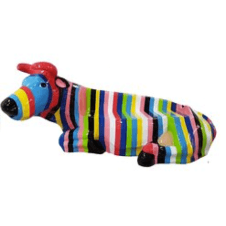 Statue Vache Banc Animaux Resine - 225cm - Berlingot - ANIMAUX-RESINE.FR (8905309913428)