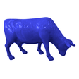 Statue Vache Tête Basse Animaux Resine - 225cm - Bleu Nuit - ANIMAUX-RESINE.FR (8905308733780)